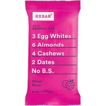 RX Bar Mixed Berry Protein Bars, 1.83 oz., 12/Box