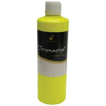 Chroma Chromacryl&#174; Students&#39; Acrylic Paint, Pint, Neon Yellow