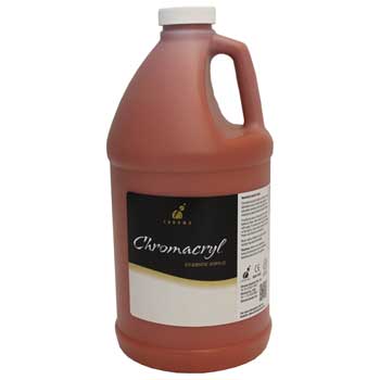 Chroma Chromacryl&#174; Students&#39; Acrylic Paint, 1/2 Gallon, Red Oxide