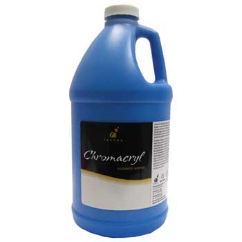 Chroma Chromacryl&#174; Students&#39; Acrylic Paint, 1/2 Gallon, Neon Blue