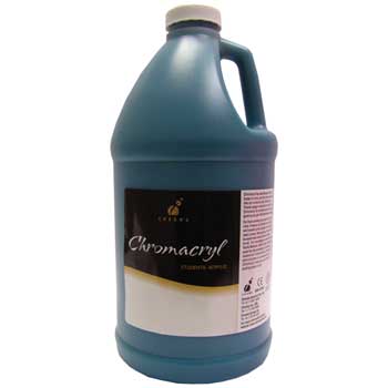 Chroma Chromacryl&#174; Students&#39; Acrylic Paint, 1/2 Gallon, Turquoise