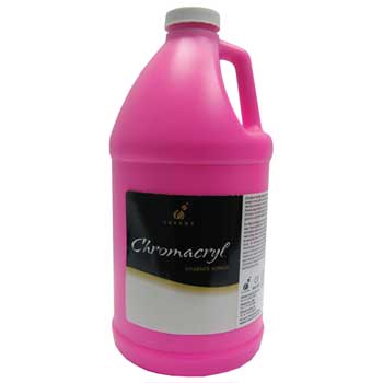 Chroma Chromacryl&#174; Students&#39; Acrylic Paint, 1/2 Gallon, Neon Pink