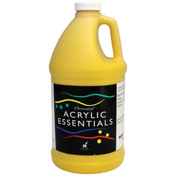 Chroma Chromacryl&#174; Acrylic Essentials Paint, 1/2 Gallon, Warm Yellow