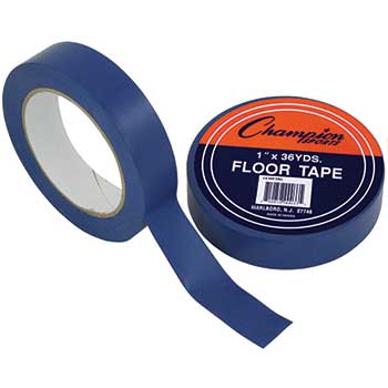 Champion Sports Floor Tape, Blue