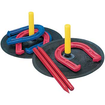 Champion Sports Rubber Horseshoe Set