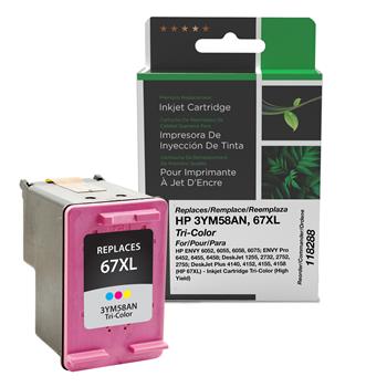 CTG Remanufactured High Yield Tri-Color Ink Cartridge for HP 67XL 3YM58AN