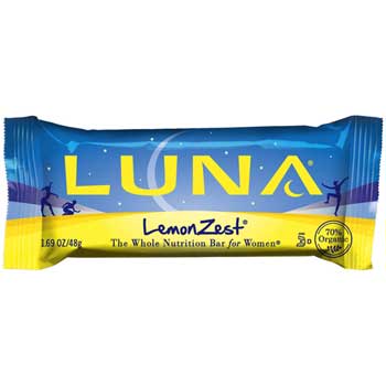 LUNA Bar Lemon Zest, 1.69 oz., 15/BX