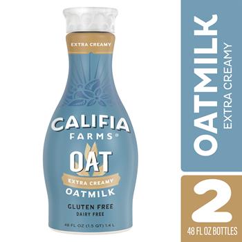 Califia Farms Oatmilk, Original, 48 oz, 2/Pack