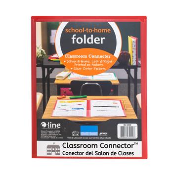 C-Line Classroom Connector School-To-Home Folder, Assorted Colors, 36/CT