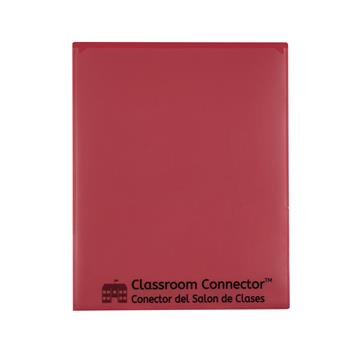 C-Line Classroom Connector™ School-To-Home Folders, Red, 25/BX