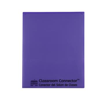 C-Line Classroom Connector™ School-To-Home Folders, Purple, 25/BX