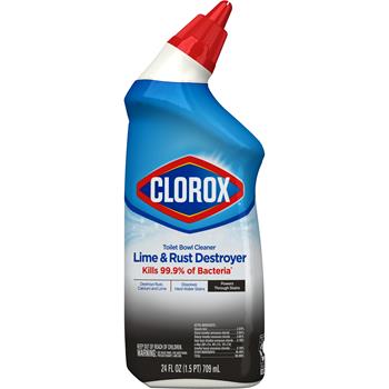 Clorox&#174; Toilet Bowl Cleaner Lime &amp; Rust Destroyer, 24 oz.