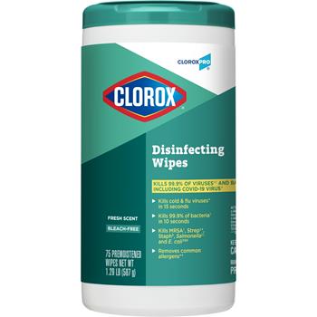 Clorox&#174; Disinfecting Wipes, Fresh Scent, 75 Wipes