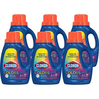 Clorox&#174; 2 for Colors 3-in-1 Laundry Additive, Original Scent, 33 fl oz, 6/Carton