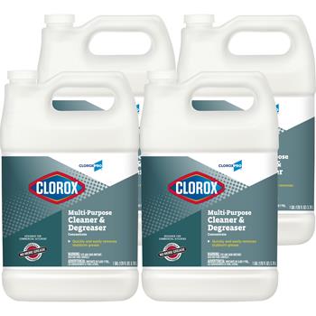 Clorox&#174; Professional Multi-Purpose Cleaner &amp; Degreaser Concentrate Refill, 128 oz. Each, 4/Carton