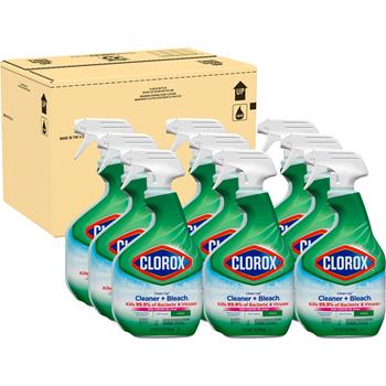 Clorox Clean-Up All Purpose Cleaner with Bleach, Spray Bottle, Original Scent, 32 oz, 9/Carton