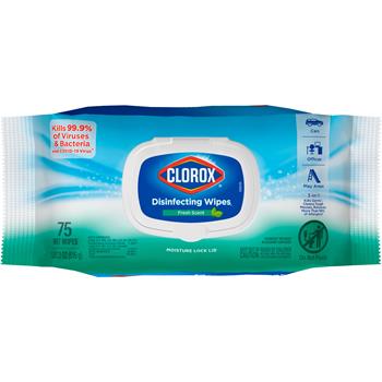 Clorox Disinfecting Wipes, Cleaning Wipes, Value Flex Pack, Fresh Scent, 75 Wipes