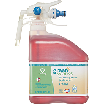 Green Works Bathroom Cleaner Concentrate, 101 oz., 2/Carton