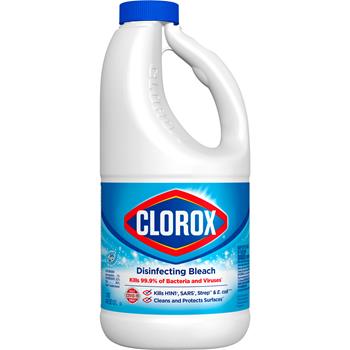 Clorox&#174; Disinfecting Bleach, Concentrated Formula, Regular, 43 oz