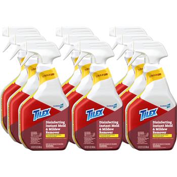Tilex Disinfecting Instant Mold and Mildew Remover Spray, 32 fl oz, 9/Carton