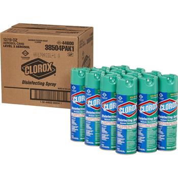 Clorox&#174; Commercial Solutions Disinfecting Aerosol Spray, Fresh Scent, 19 oz, 12/Carton