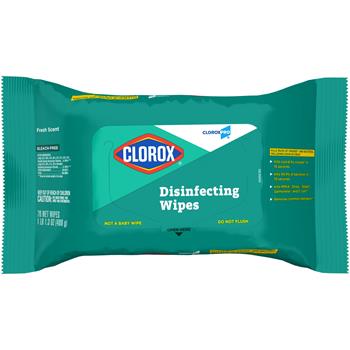 Clorox&#174; Disinfecting Wipes, Bleach-Free, Fresh Scent, 70 Count