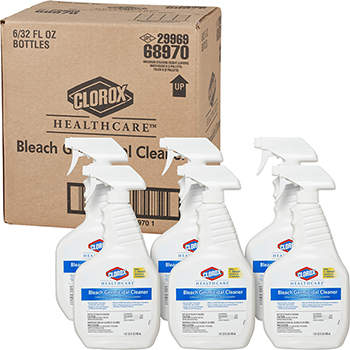 Clorox&#174; Healthcare&#174; Bleach Germicidal Cleaner Spray, 32 oz, 6/CT