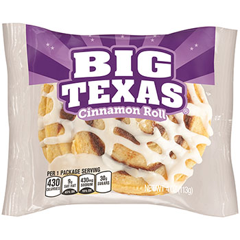 Cloverhill Big Texas Cinnamon Roll, 4 oz., 36/CS