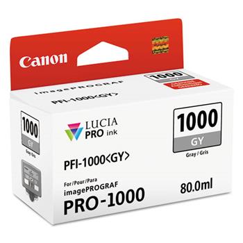 Canon&#174; 0552C002 (PFI-1000) Lucia Pro Ink, 80 mL, Gray