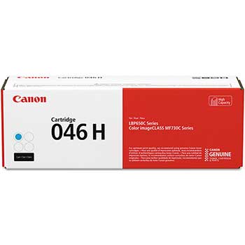 Canon 1253C001 (046) High-Yield Toner, 5000 Page-Yield, Cyan