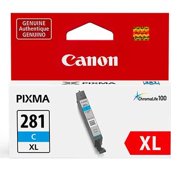 Canon CLI-281 XL Dye-Based Ink Tank, Cyan