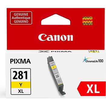 Canon CLI-281 XL Dye-Based Ink Tank, Yellow
