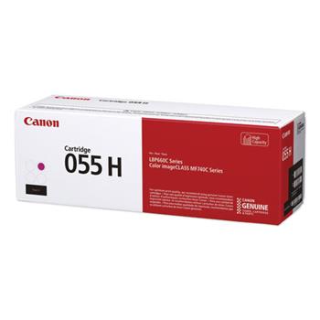 Canon 3019C001 (055H) High-Yield Toner, 5,900 Page-Yield, Magenta