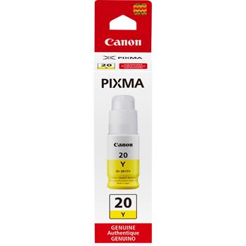 Canon&#174;  GI-20 Yellow Ink Bottle - Inkjet - Cyan