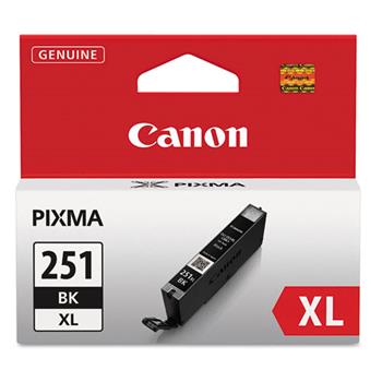 Canon&#174; 6448B001 (CLI-251XL) ChromaLife100+ High-Yield Ink, Black