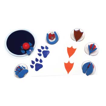 Center Enterprises Ready2Learn Giant Animal Paw Prints Stamps