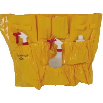 Continental Commercial Products Huskee™ Caddy Bag, Vinyl, Yellow