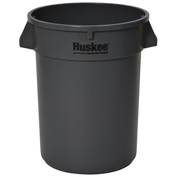 Continental&#174; Huskee™ Container, Round, 32gal, Gray
