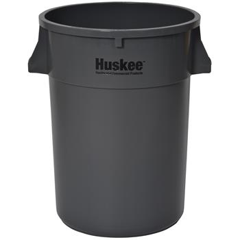 Continental&#174; Huskee™ Receptacle, Round, 44 Gallon, 4/CT