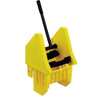 Continental Commercial Products Splash Guard Down-Press Wringer, Yellow