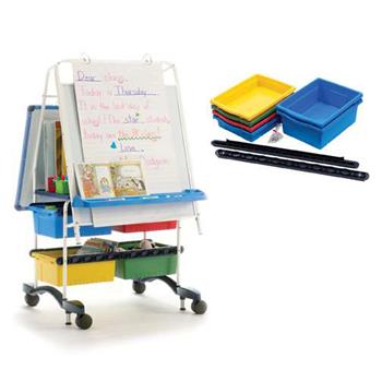 Copernicus Royal&#174; Reading Writing Center With 4 Stubby Tubby &amp; 2 Large Open Tubs