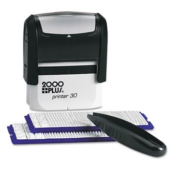 COSCO 2000PLUS Create-A-Stamp One-Color Address Kit, Custom Message, Black