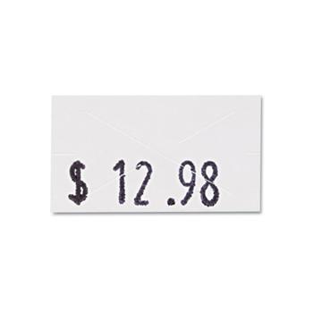 Garvey&#174; One-Line Pricemarker Labels, 7/16 x 13/16, White, 1200/Roll, 3 Rolls/Box