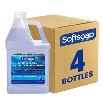 Softsoap Moisturizing Hand Soap Refill, Refreshing Clean, 128 fl oz, 4/Case