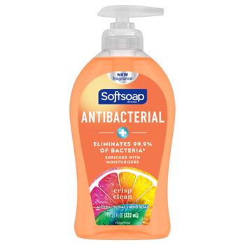Softsoap&#174; Antibacterial Hand Soap, Crisp Clean, 11 1/4 oz Pump Bottle