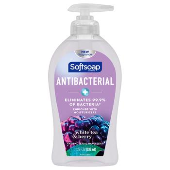 Softsoap&#174; Antibacterial Hand Soap, White Tea &amp; Berry Fusion, 11 1/4 oz Pump Bottle