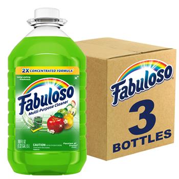 Fabuloso Multi-use Cleaner, Passion of Fruits, 169 oz Bottle, 3/Carton