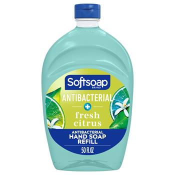Softsoap Antibacterial Liquid Hand Soap Refills, Fresh, Green, 50 oz.