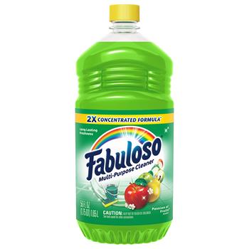 Fabuloso&#174; Multi-Purpose Cleaner, 2X Concentrated Formula, Passion of Fruits Scent, 56 oz, 6/Carton