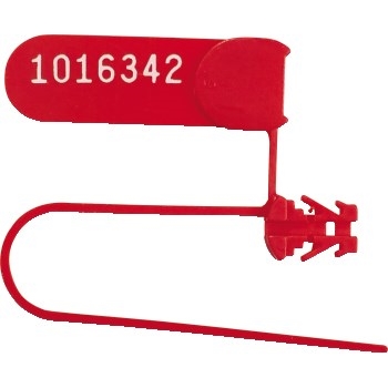 CONTROLTEK Numbered ATM Seal, Red, 250/PK